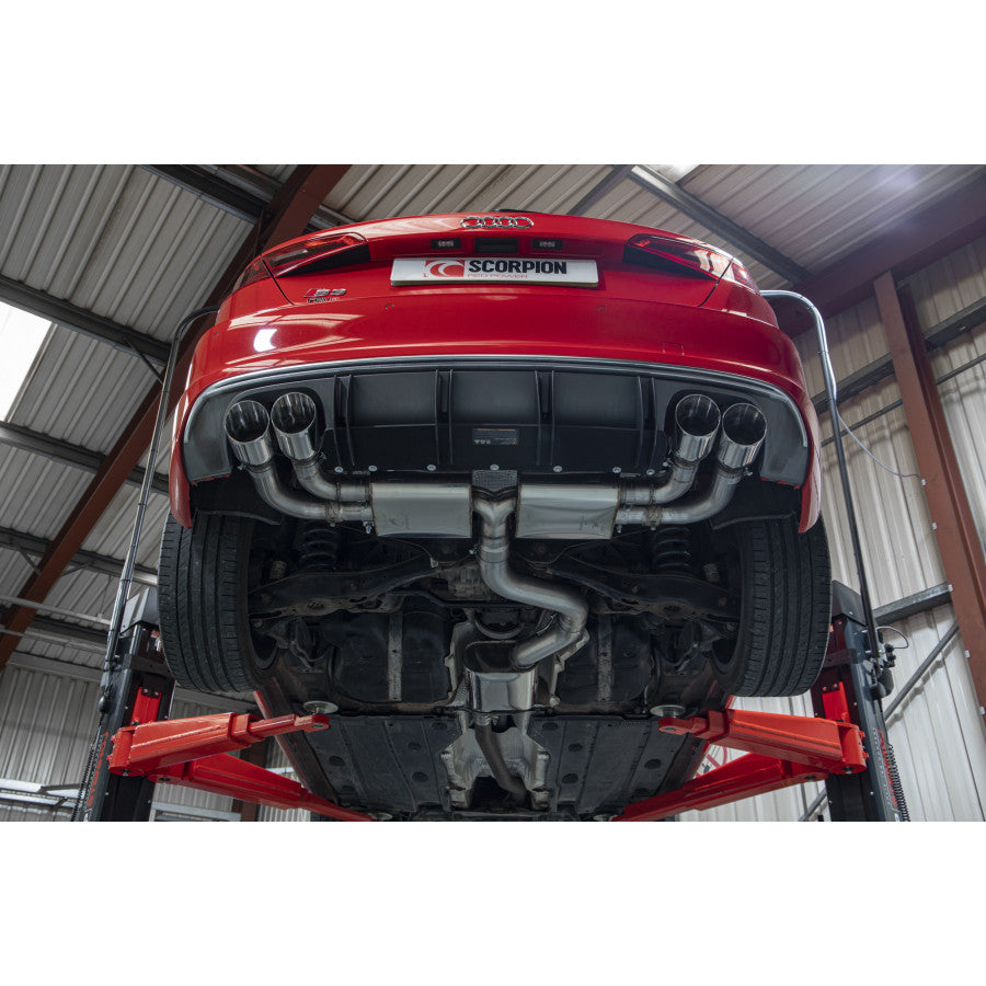 S3 2.0T 8V Non-resonated cat/gpf-back system without valves