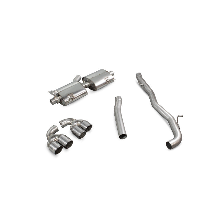 S1 2.0 TFSi Quattro Non-res cat-back system with electronic valves