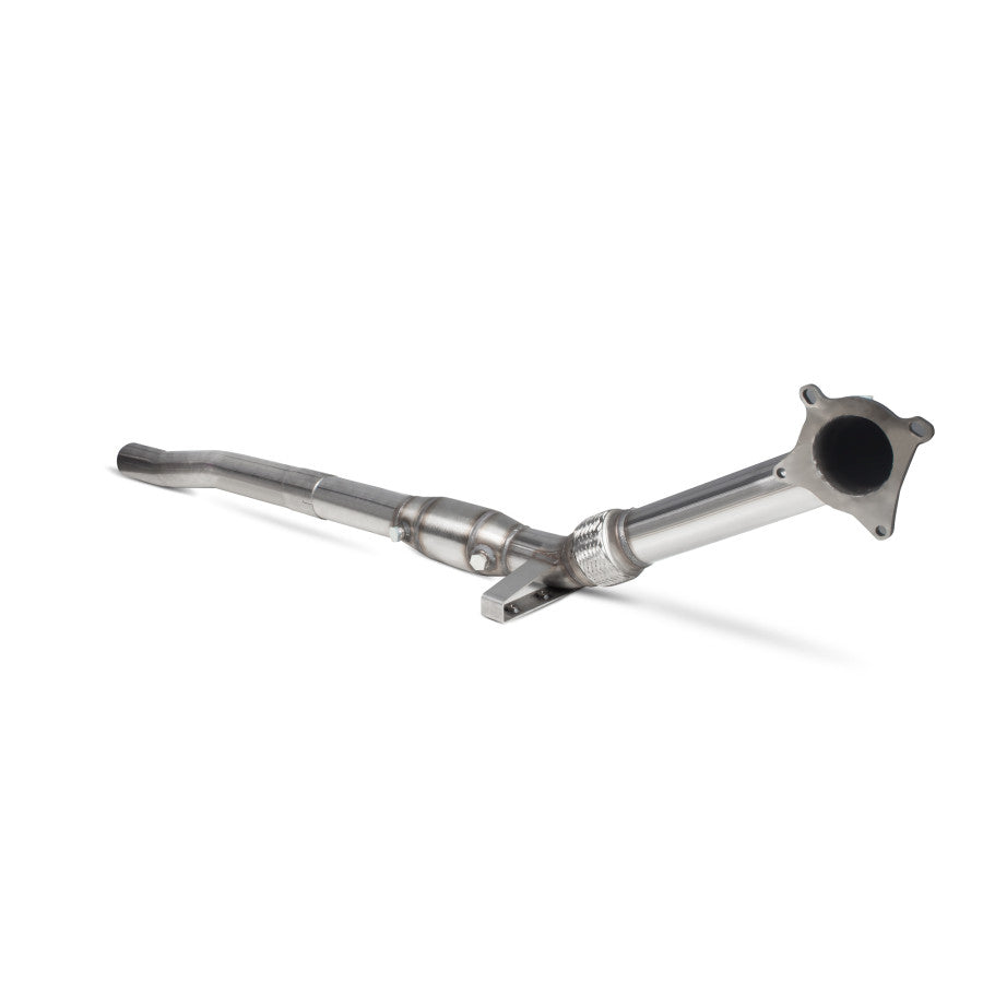 S3 2.0T 8P Quattro Downpipe with a high flow sports cat