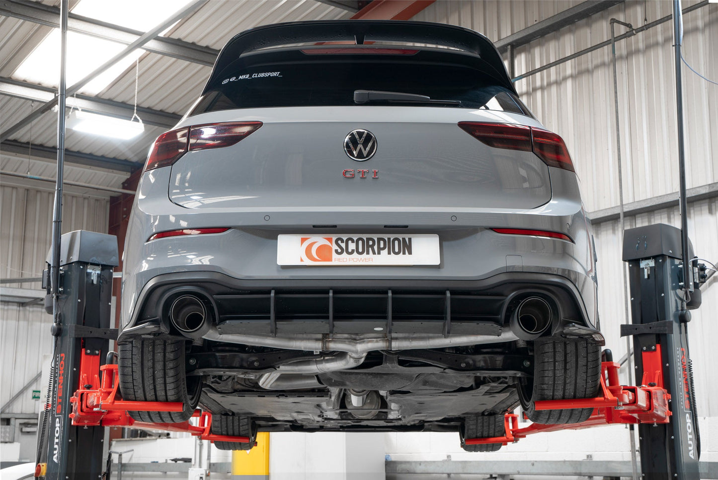 Scorpion Volkswagen Golf MK8 / MK 8.5 GTi Clubsport (SVW070CF) – billede 3