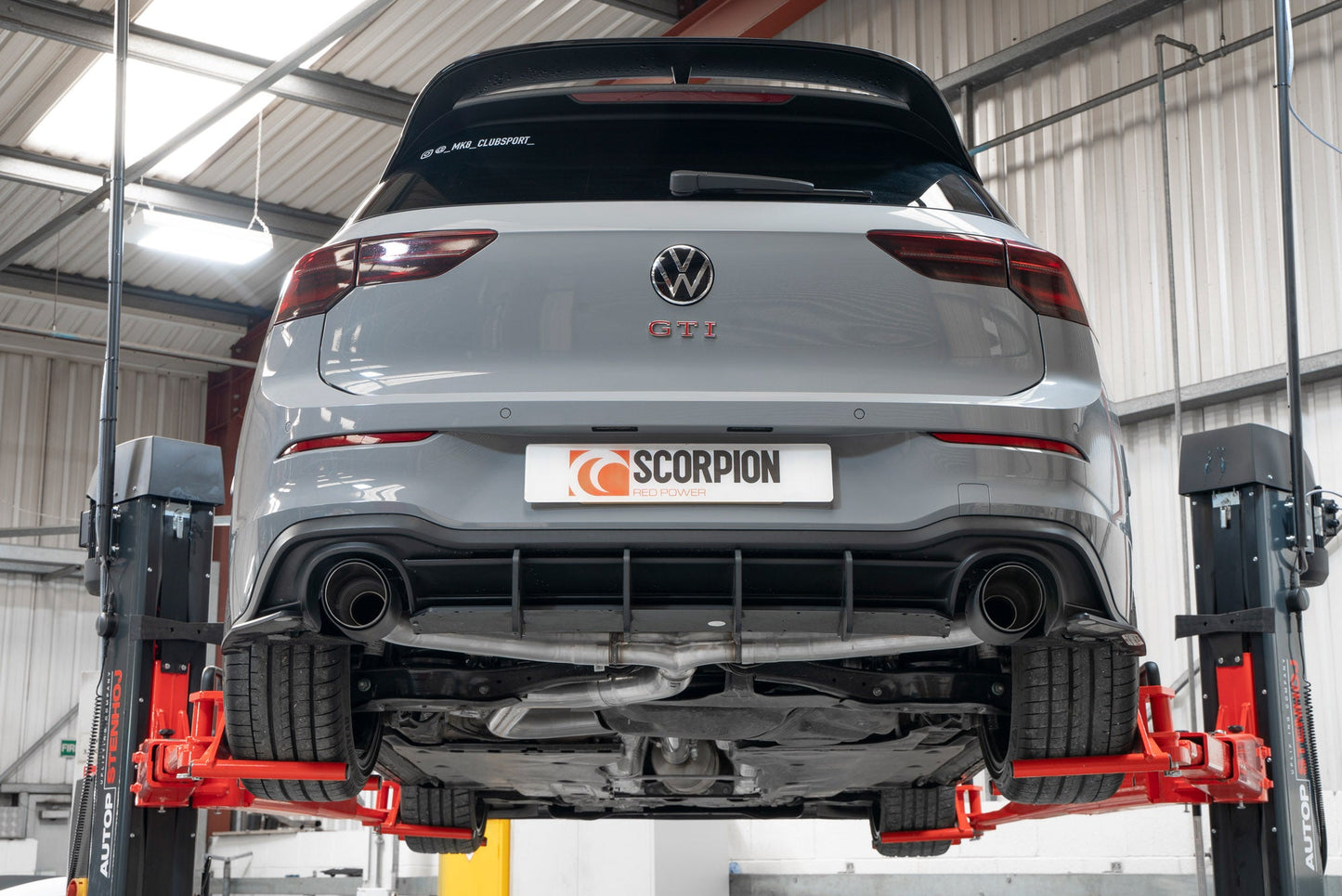 Scorpion Volkswagen Golf MK8 / MK 8.5 GTi Clubsport (SVWS070CF) – billede 3