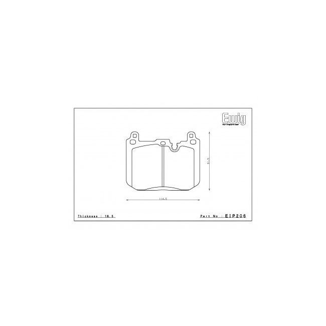 Endless Brake Pads EIP206