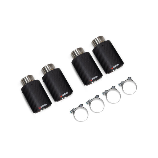 S3 2.0T 8V Quad 100mm carbon fibre Ascari trim