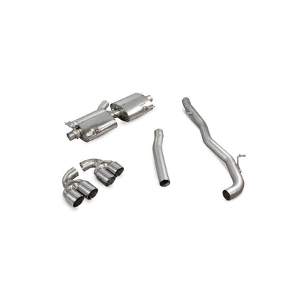 S1 2.0 TFSi Quattro Non-res cat-back system with electronic valves