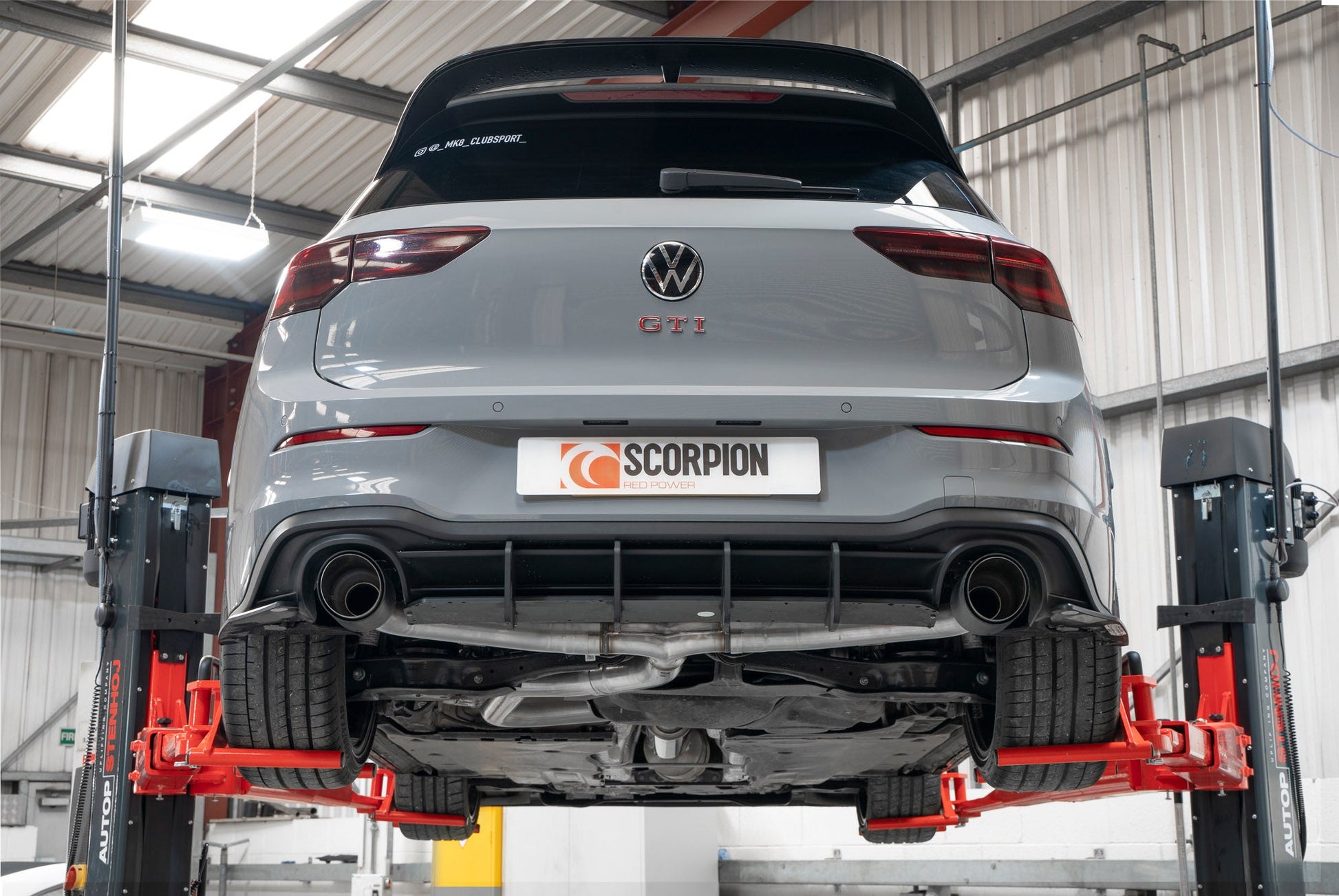 Scorpion Volkswagen Golf MK8 / MK 8.5 GTi Clubsport (SVW070CF) – billede 3
