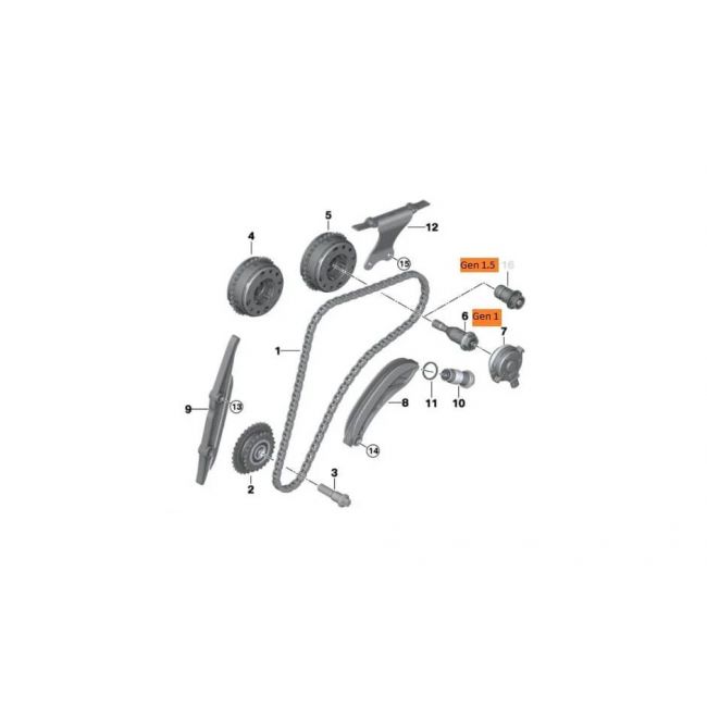 Kelford Camshafts - BMW B58 Gen 1.5 - St2