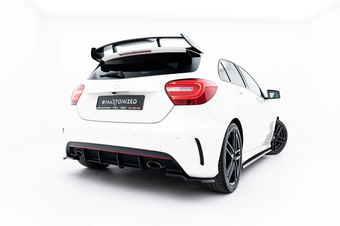 Maxton Street Pro Rear Diffuser suitable for Mercedes-Benz A AMG-Line W176