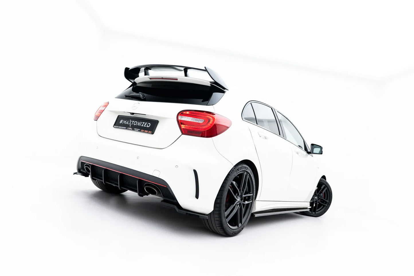 Maxton Street Pro Rear Diffuser suitable for Mercedes-Benz A AMG-Line W176