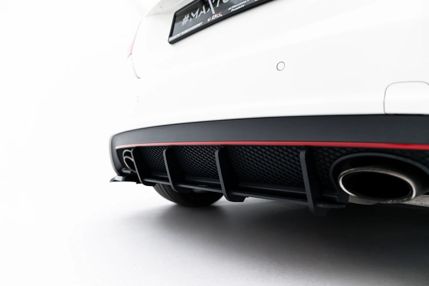 Maxton Street Pro Rear Diffuser suitable for Mercedes-Benz A AMG-Line W176
