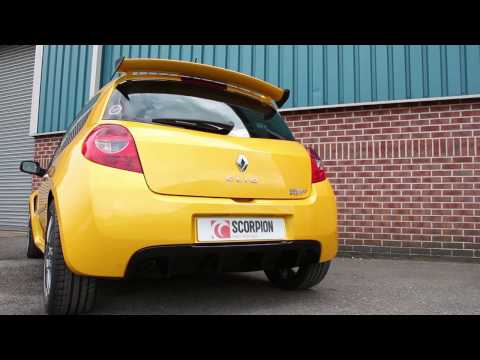 Scorpion Renault Clio MK3 197 Sport 2.0 16v (SRNS025S) – video