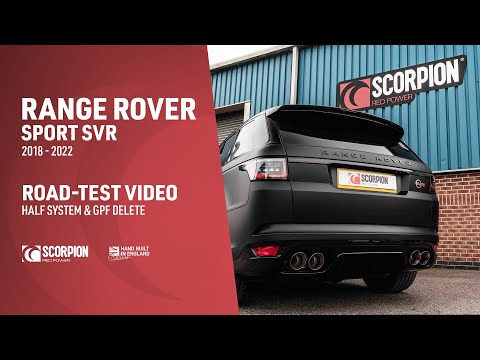 Scorpion Land Rover Range Rover Sport SVR, 5.0 V8 (Facelift) (SLR003) – video