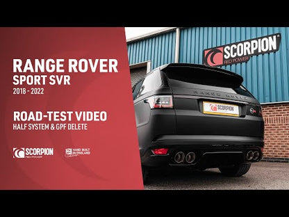 Scorpion Land Rover Range Rover Sport SVR, 5.0 V8 (Facelift) (SLR003) – video