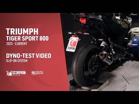Scorpion Triumph Tiger Sport 800 (RTR99CEO) – video