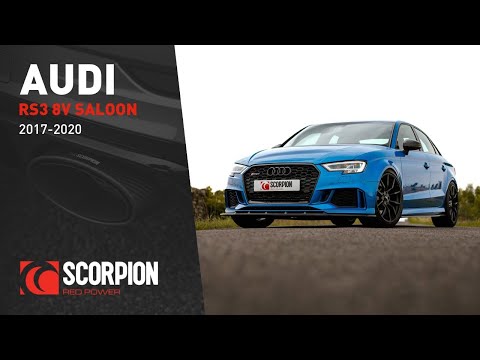 Scorpion Audi RS3 Saloon 8V (GPF and Non-GPF models) (SAUS083CF) – video