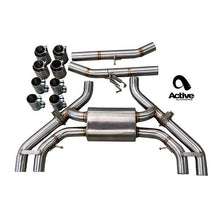AA X3M X4M valved axle-back rear exhaust